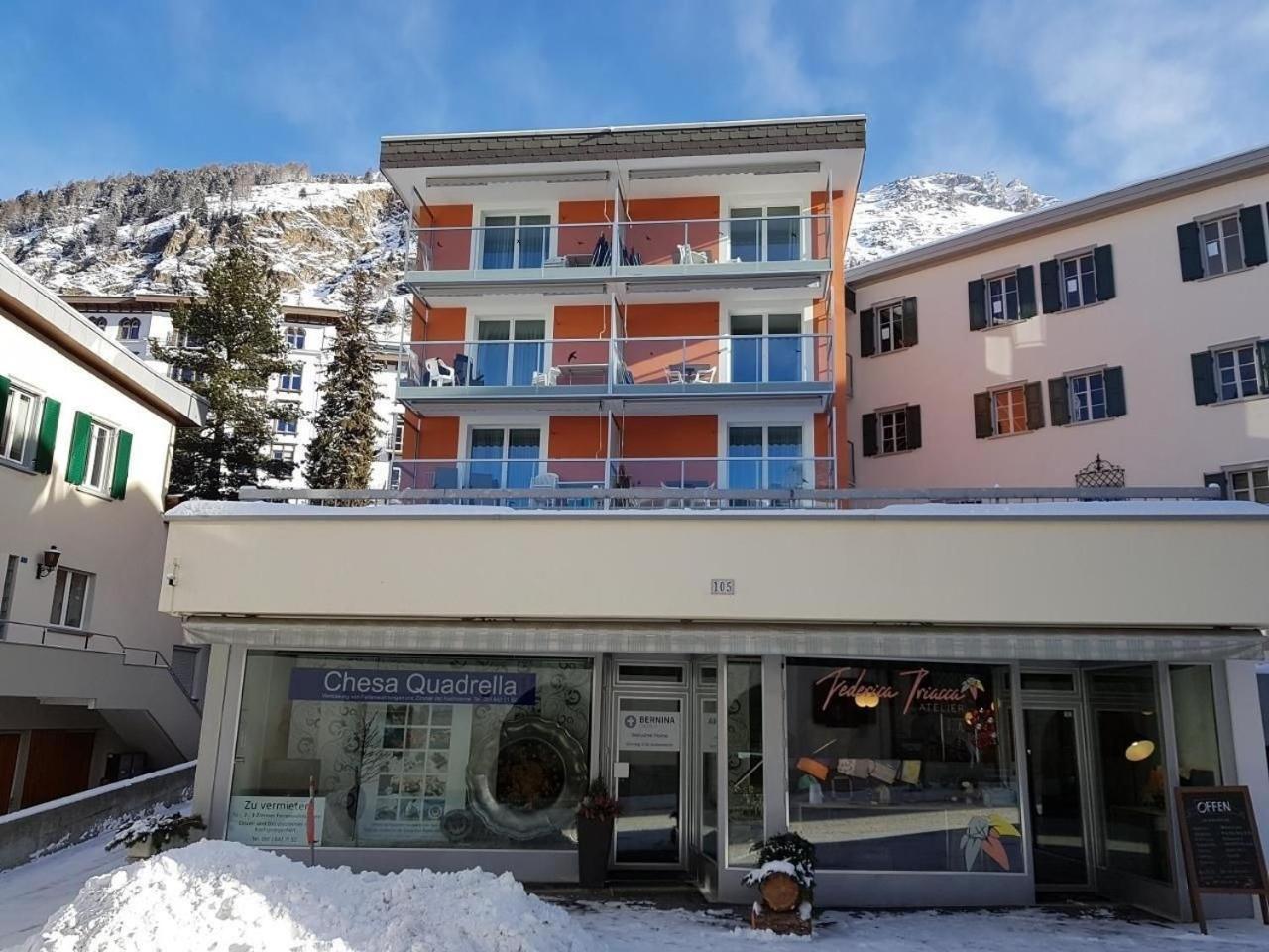 Chesa Quadrella Apartment Pontresina Exterior photo